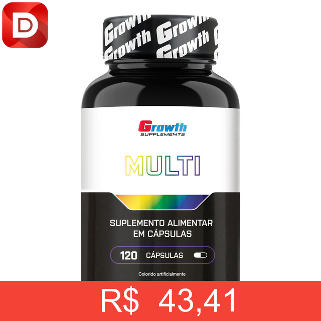 Foto do produto Multivitamínico Growth Supplements