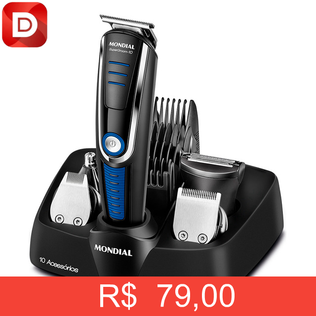Foto do produto Aparador De Pelos Super Groom 10 Mondial