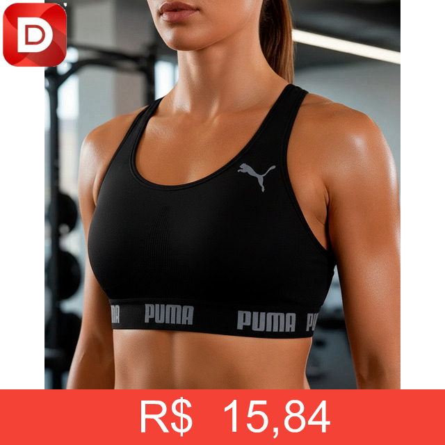 Foto do produto Top Puma Feminino Nadador Academia