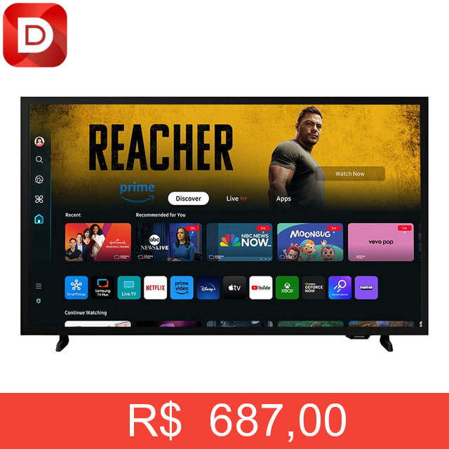 Foto do produto Smart Tv Samsung 32'' Hd Tizen