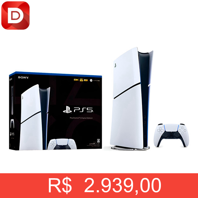 Foto do produto Console Sony Playstation 5 Slim Digital