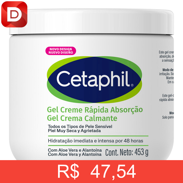 Foto do produto Gel Creme Hidratante Corporal Cetaphil
