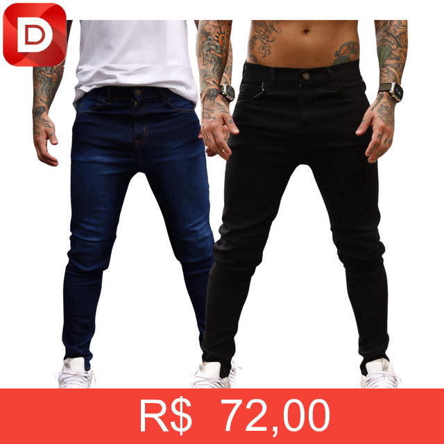 Foto do produto Kit com 2 Calças Jeans