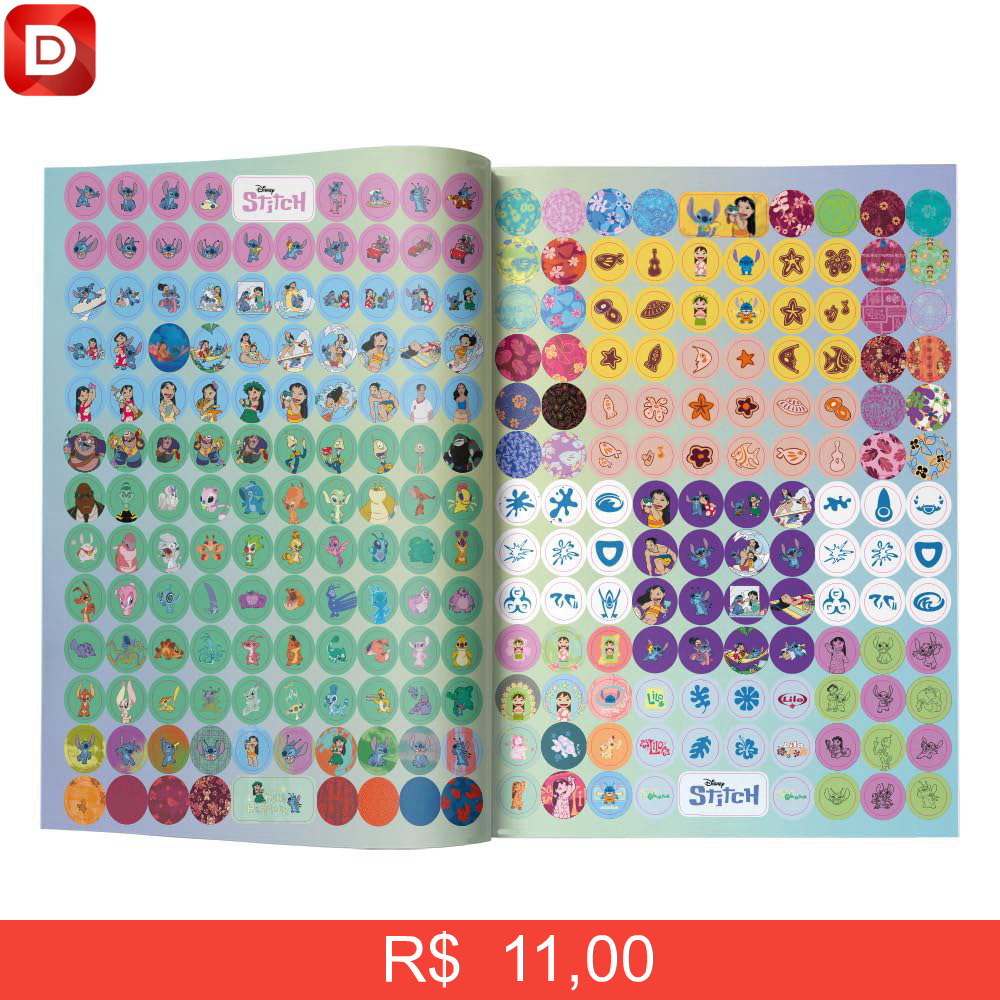 Foto do produto Adesivos Stitch