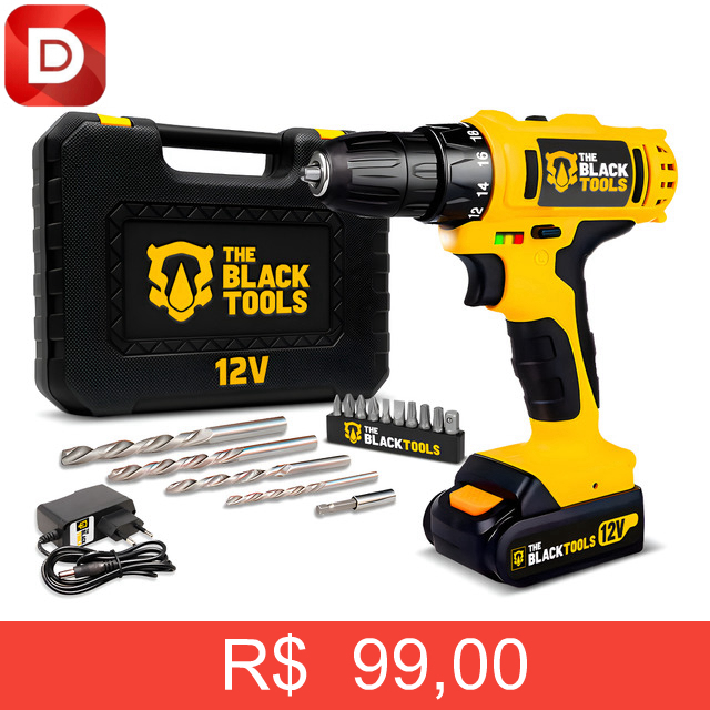 Foto do produto Furadeira Parafusadeira Sem Fio A Bateria Tb-12e