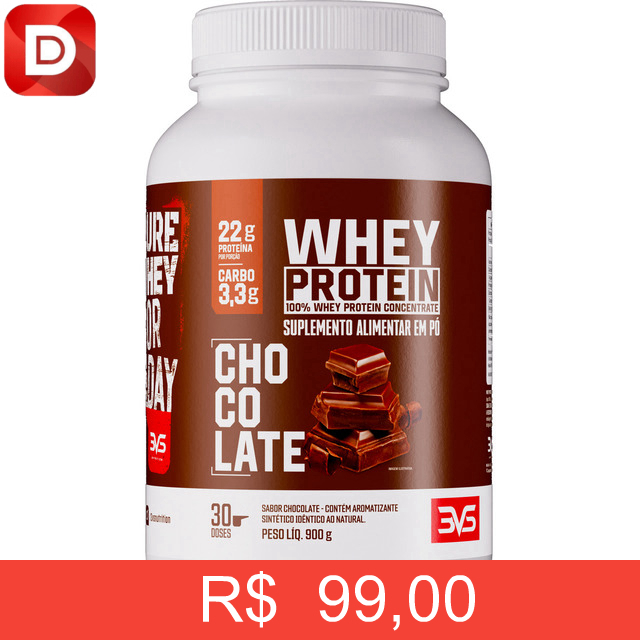 Foto do produto Whey Protein 100% 3VS Nutrition Concentrado
