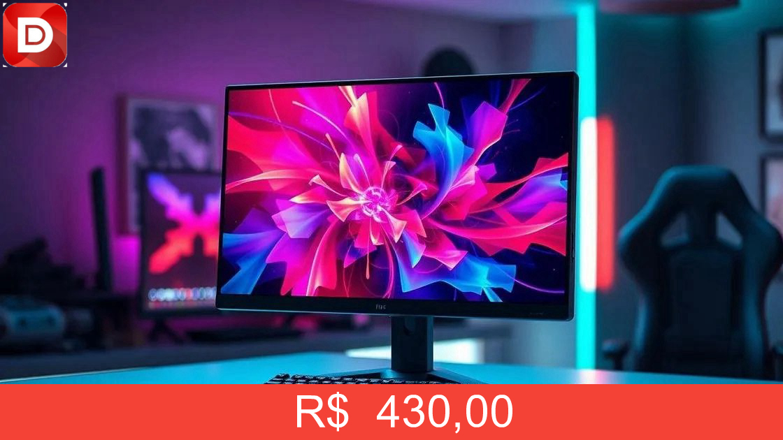 Foto do produto Monitor Gamer Haiz 25'' IPS 144hz 0.5ms