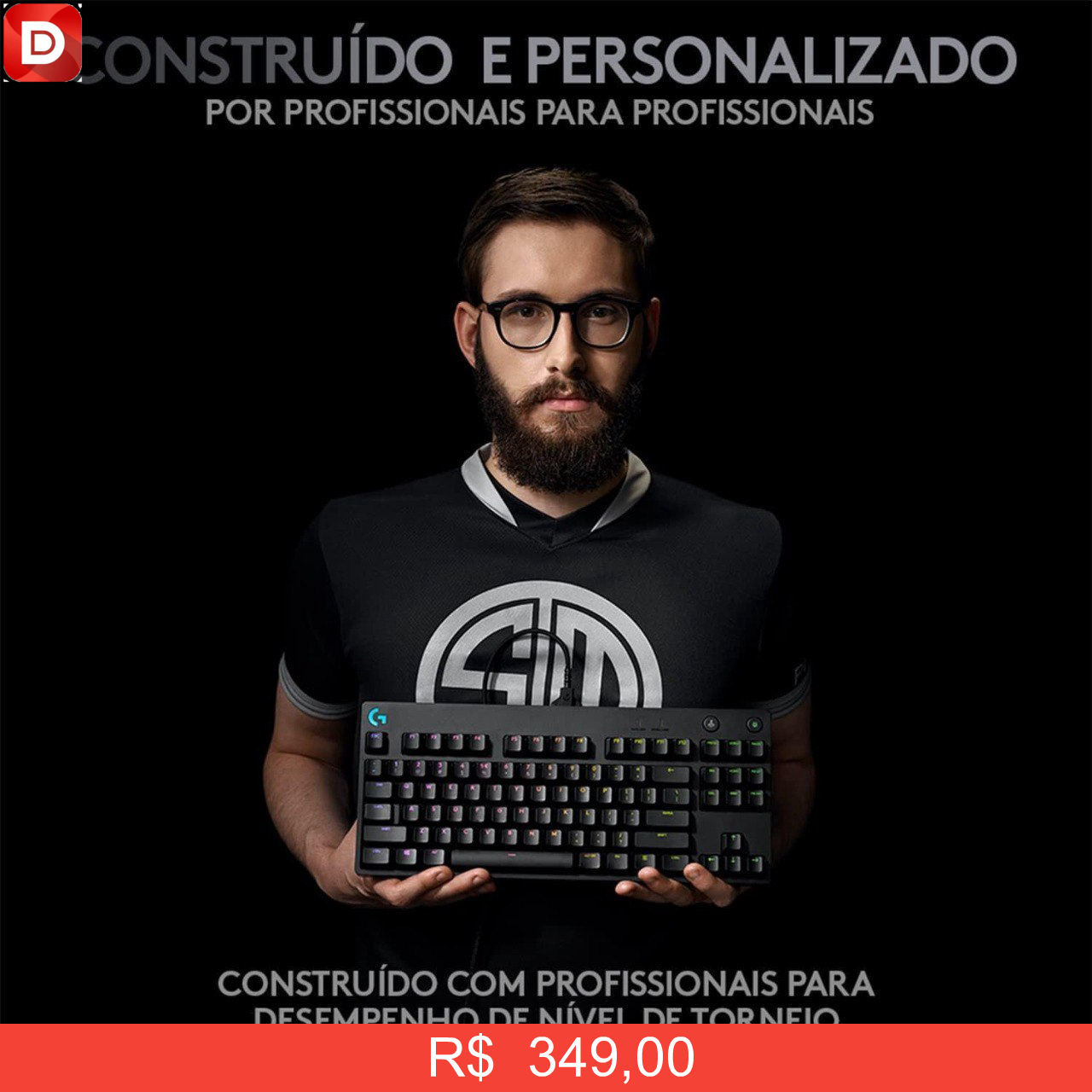 Foto do produto Teclado Mecânico Gamer Logitech G PRO