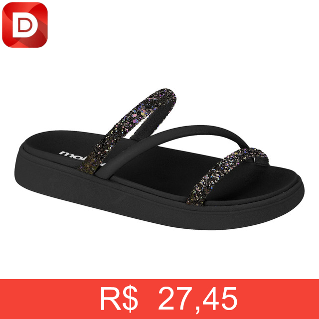 Foto do produto Sandália Strass Moleca