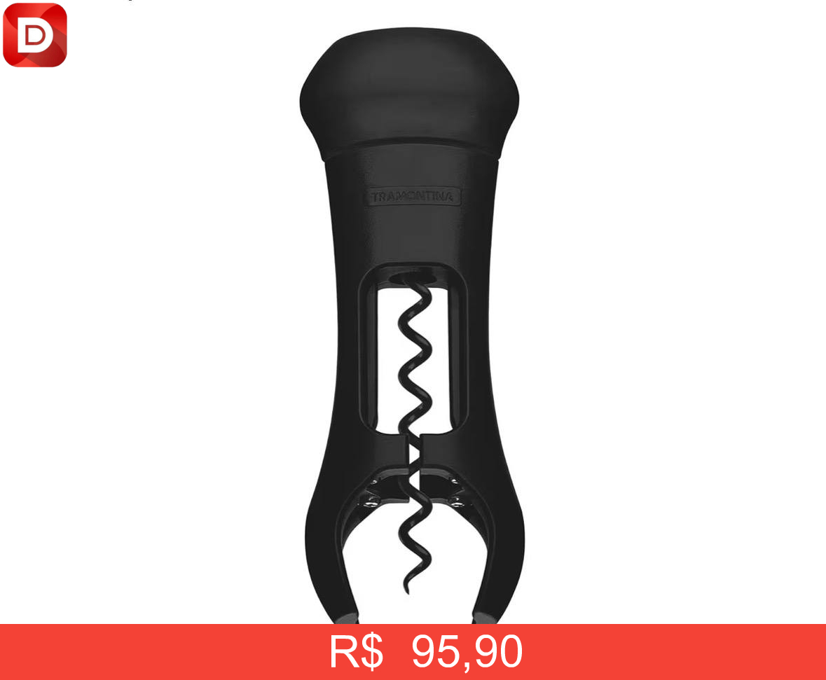 Foto do produto Abridor/ Saca-rolhas Tramontina