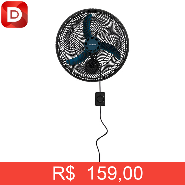 Foto do produto Ventilador De Parede Ventisol New