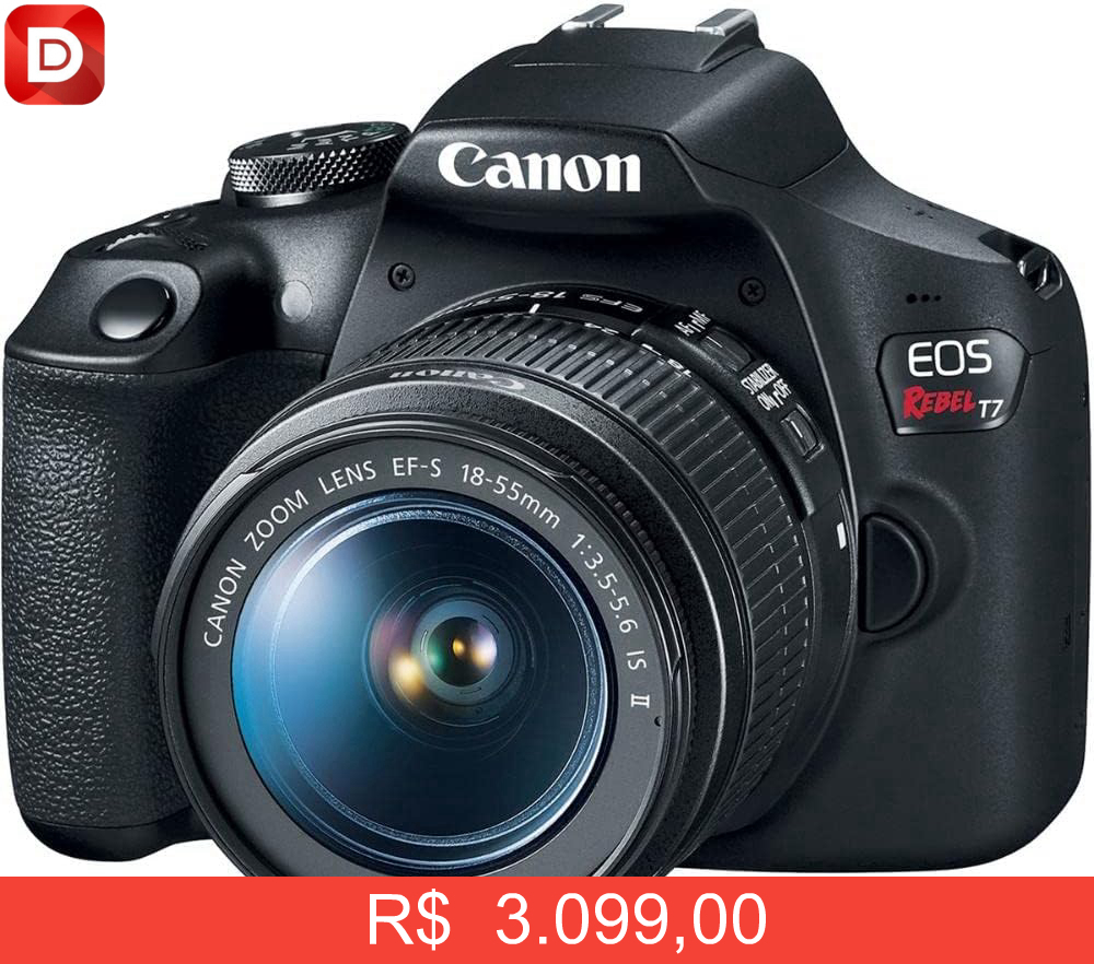 Foto do produto Câmera EOS T7