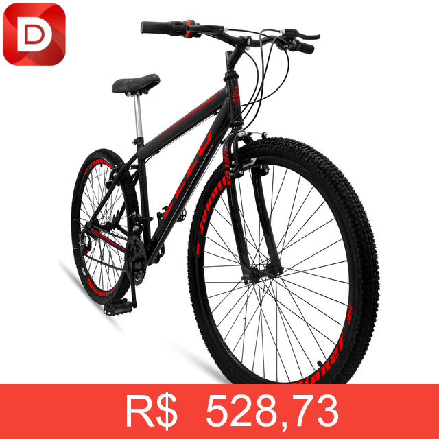 Foto do produto Bicicleta Ello Bike Aro 26 Velox Aço Carbono Rebaixada