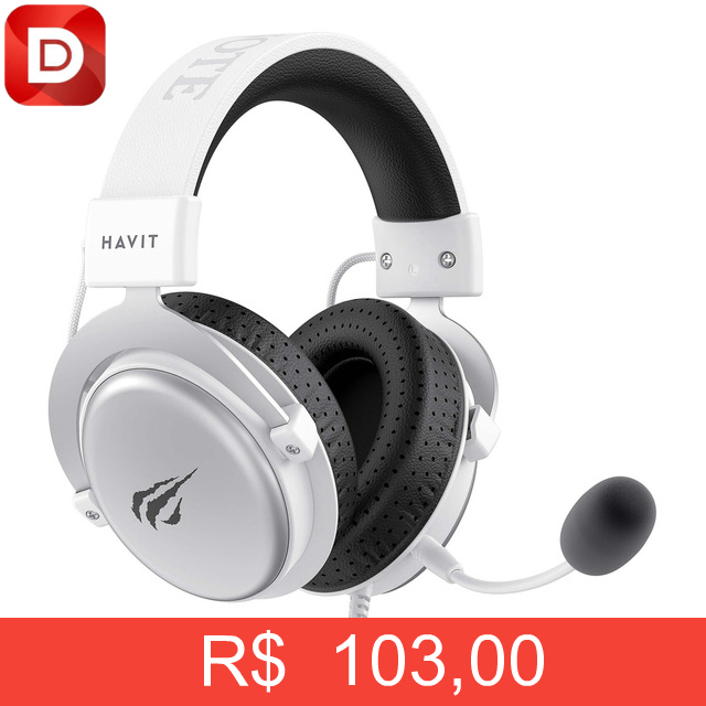 Foto do produto Fone De Ouvido Gamer Headset Havit H2015d