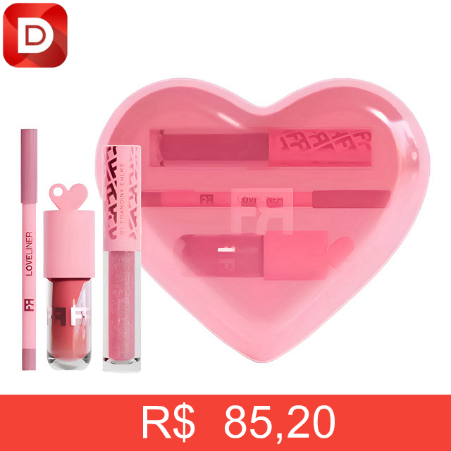 Foto do produto Love Kit - Fran By Franciny Ehlke - Gloss Lápis Labial