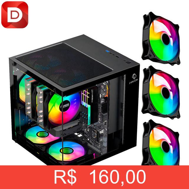 Foto do produto Mini Gabinete Gamer Gb1787