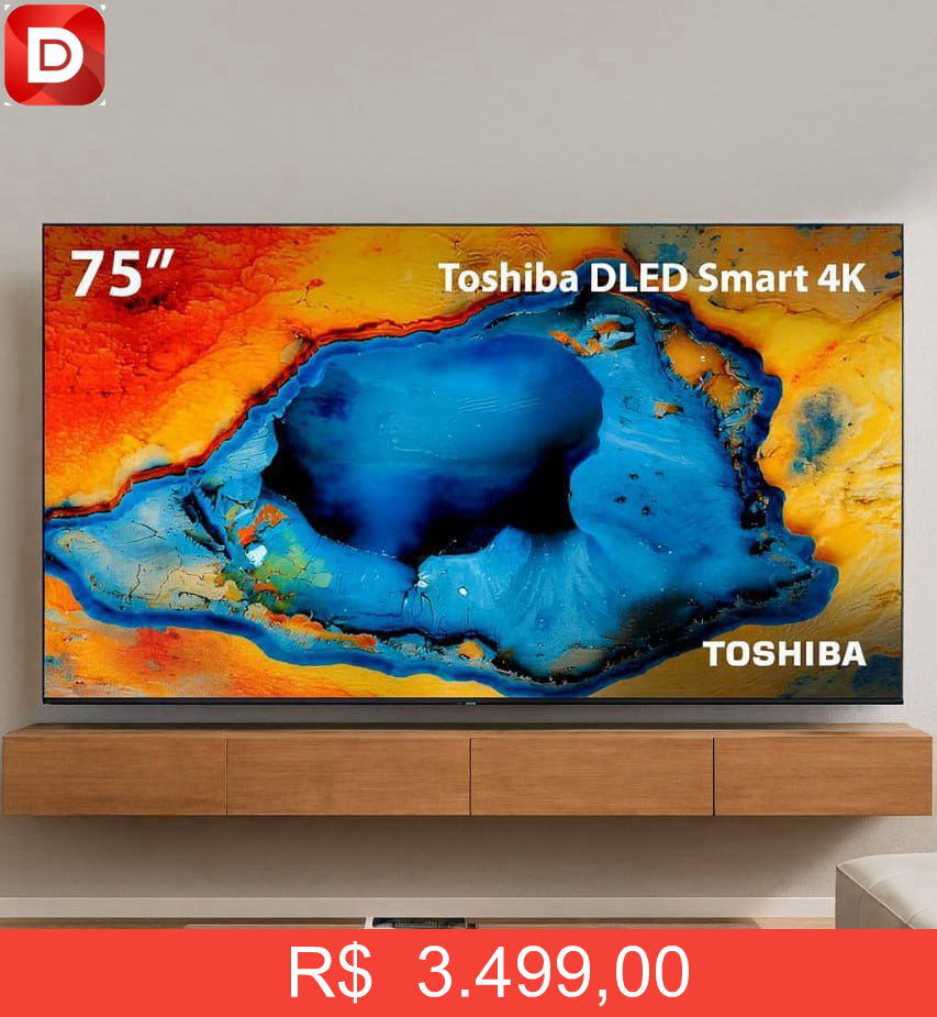 Foto do produto Smart TV DLED 75