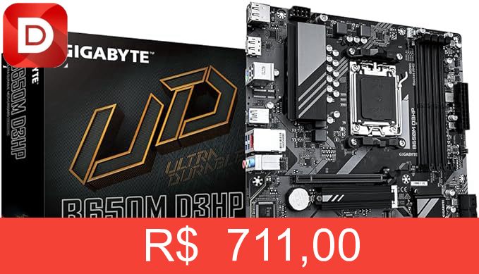 Foto do produto Placa Mãe Gigabyte B650M D3HP