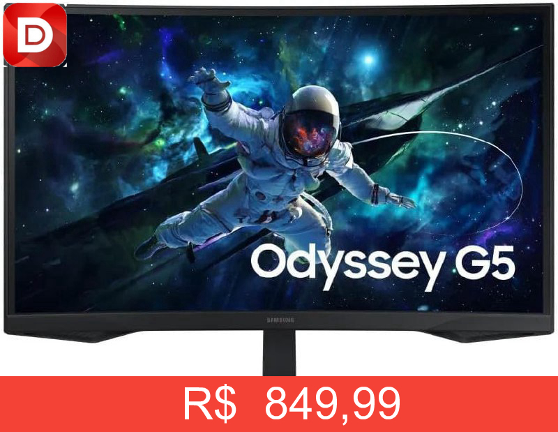 Foto do produto Monitor Samsung Odyssey G5 27