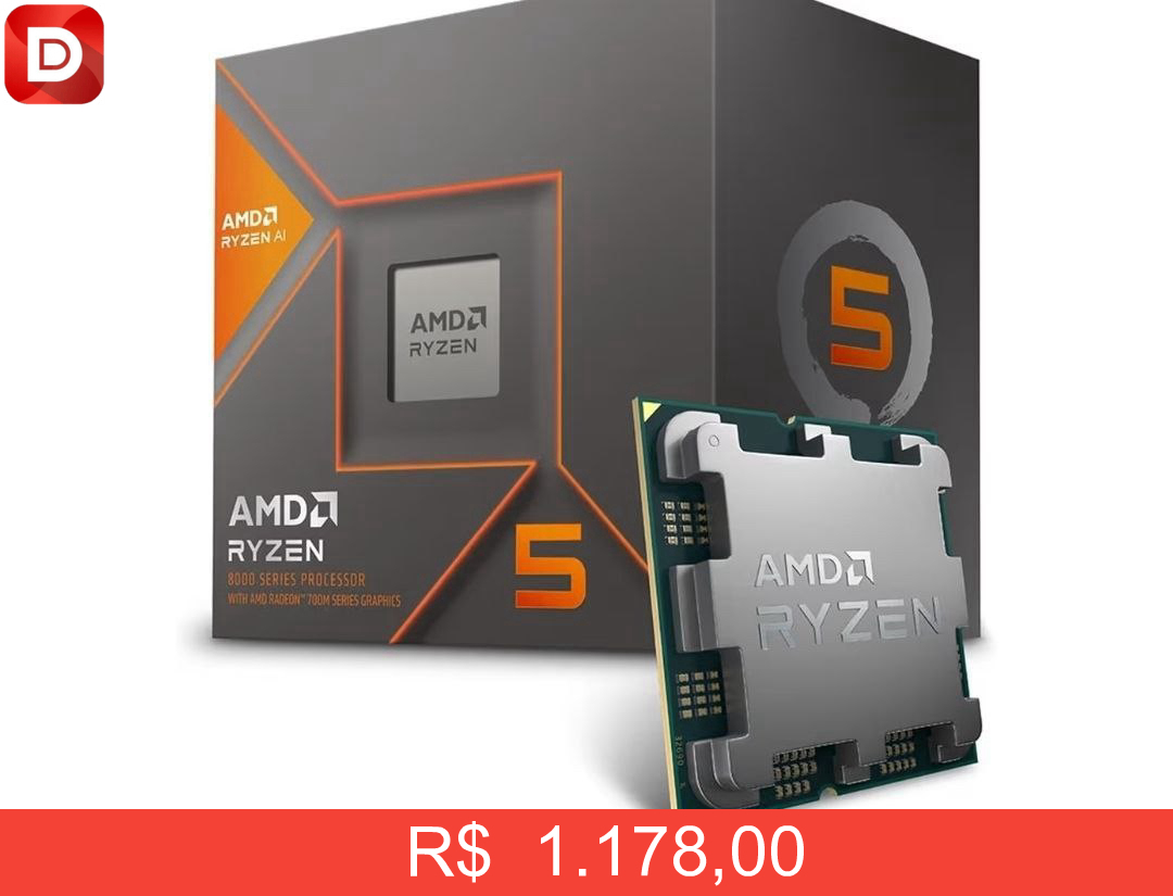 Foto do produto Processador AMD Ryzen 5 8600G