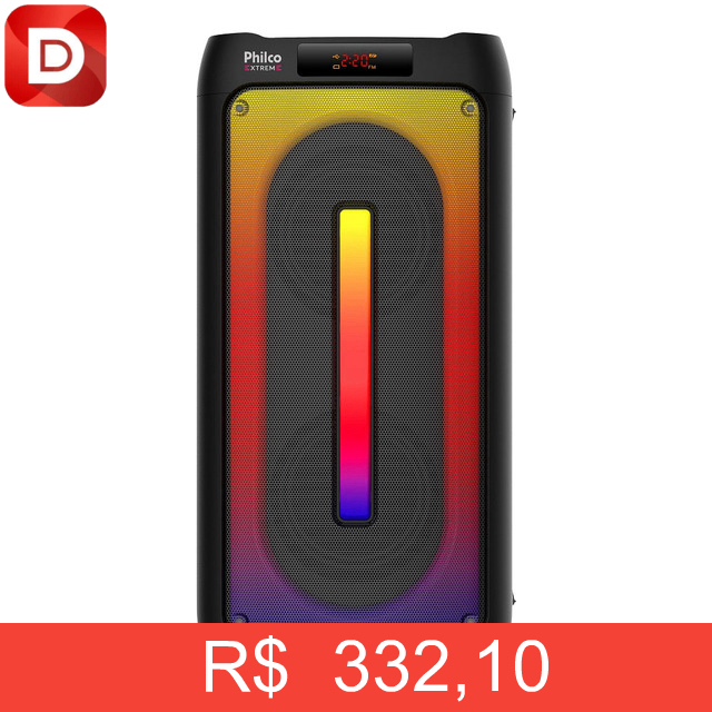 Foto do produto Caixa Acústica Philco Bluetooth