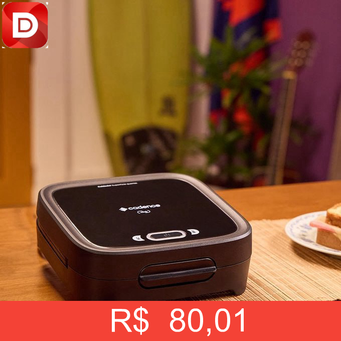 Foto do produto Sanduicheira Elétrica Cadence Click