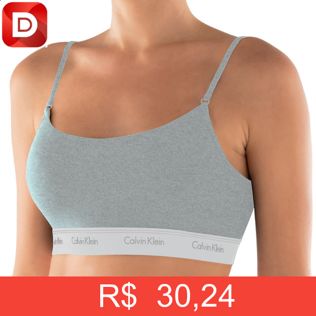 Foto do produto Top Sutiã Calvin Klein Algodão