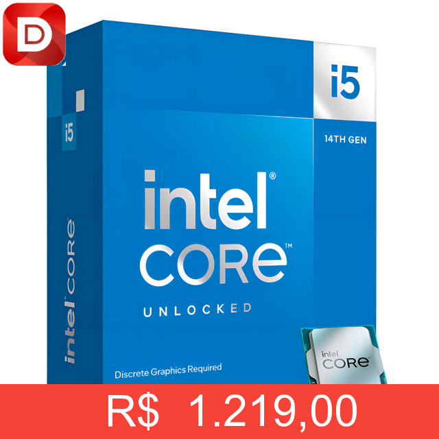 Foto do produto Processador Intel Core i5-14600KF
