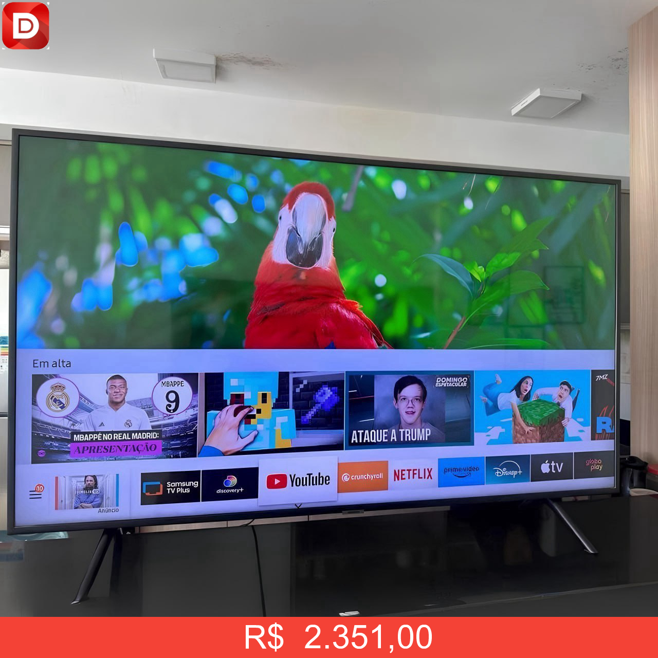 Foto do produto Samsung Smart TV 55