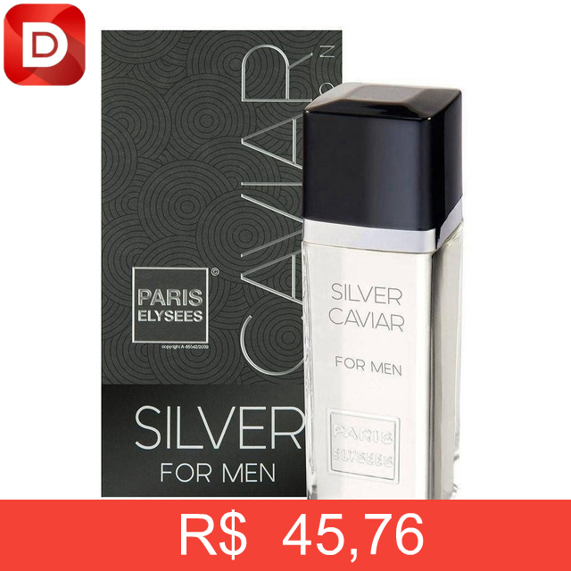 Foto do produto Perfume Silver Caviar Paris Elysees Masculino