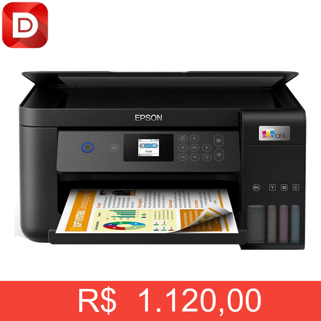 Foto do produto Multifuncional Tanque De Tinta Epson Ecotank L4260
