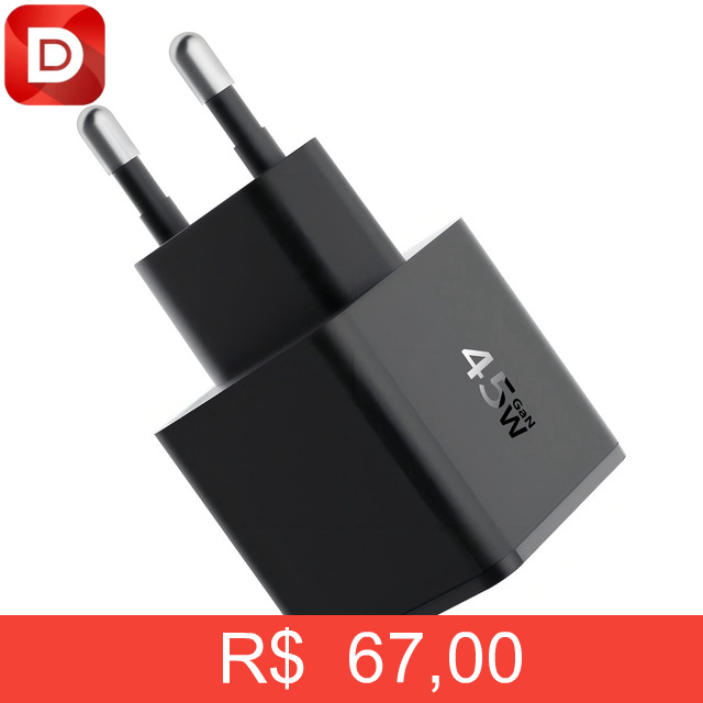 Foto do produto Carregador Turbo 45W QCY Mini Gan Gn101