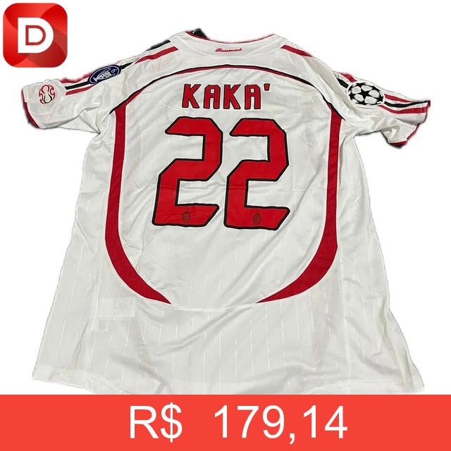 Foto do produto Camiseta Retrô Milan 06/07 Kak Champions