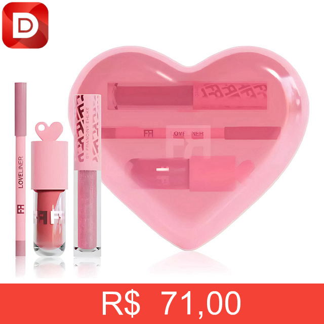 Foto do produto Kit Fran Lover Gloss Labial E Lapis Labial