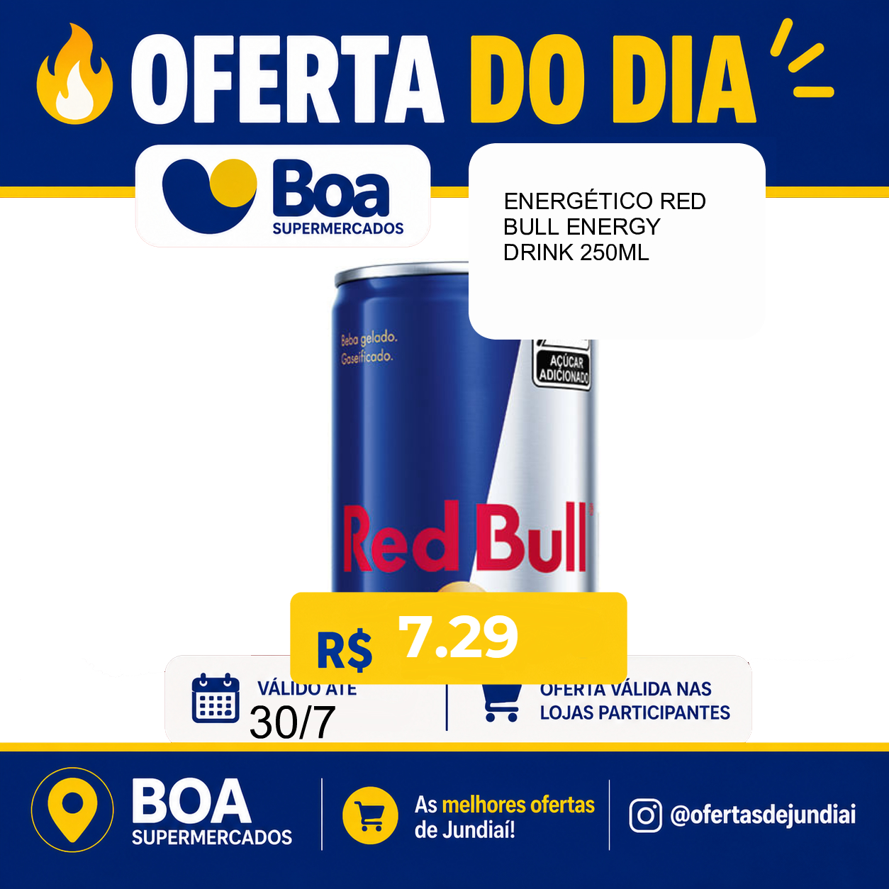 Foto do produto ENERGÉTICO RED BULL ENERGY DRINK 250ML