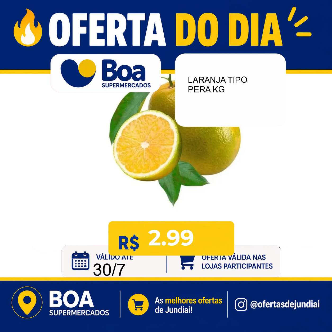 Foto do produto LARANJA TIPO PERA KG