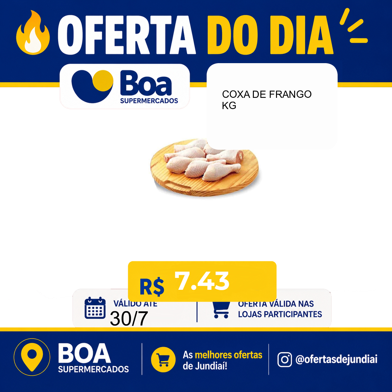 Foto do produto COXA DE FRANGO KG