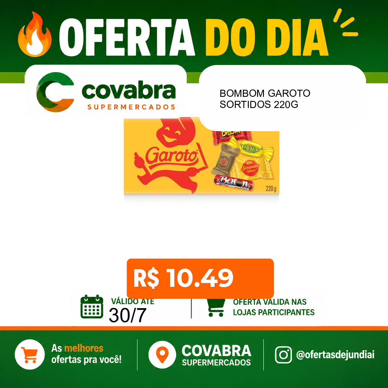 Foto do produto BOMBOM GAROTO SORTIDOS 220G